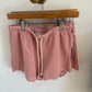 Perfect White Tee Sweat shorts vintage Pink