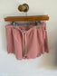 Perfect White Tee Sweat shorts vintage Pink