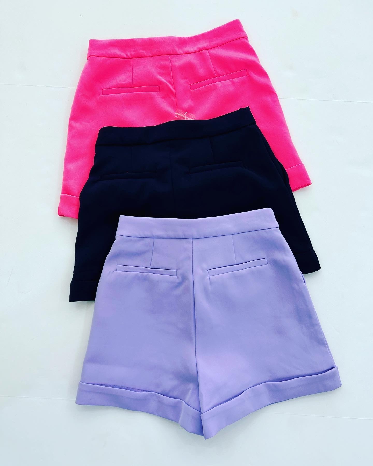 Lilac Tailored Shorts