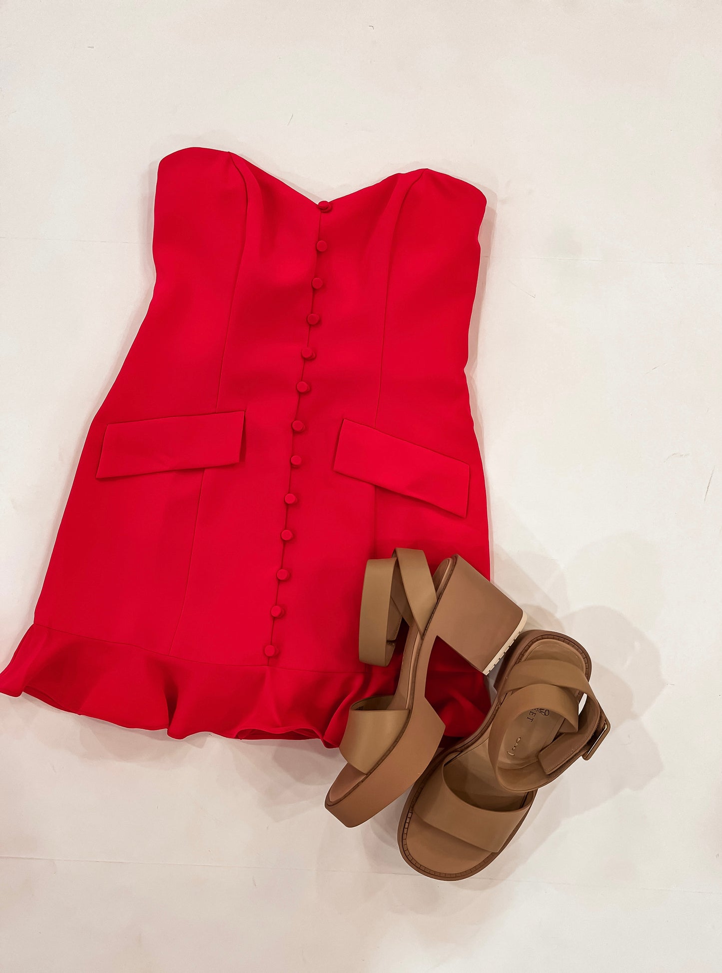 AMANDA UPRICHARD Getty Romper Electric Rouge